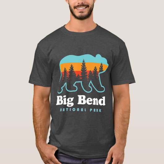 Big Bend Nationalpark Bear T-Shirt (Vorderseite)