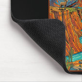 Big Bend Nationalpark Canyon Landschaft Texas Mousepad (Ecke)