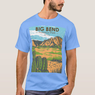 Big-Bend-Nationalpark Chihuahuan-Wüste Vintag 1 T-Shirt
