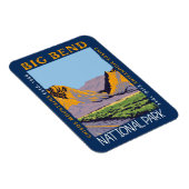 Big Bend Nationalpark Chisos Berg gestört Magnet (Rechte Seite)