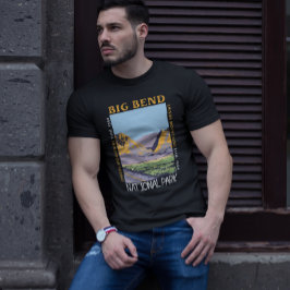 Big Bend Nationalpark Chisos Berg gestört T-Shirt