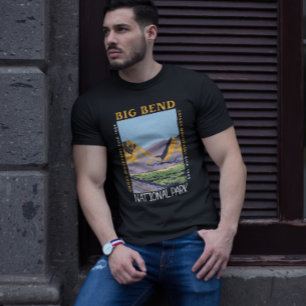 Big Bend Nationalpark Chisos Berg gestört T-Shirt