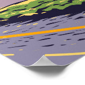 Big Bend Nationalpark Chisos Gebirge Vintag Poster (Ecke)