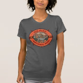 Big Bend Nationalpark Elk Retro Kompass Emblem T-Shirt (Vorderseite)