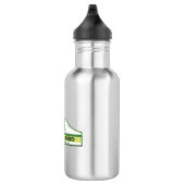 Big Bend Nationalpark Grüne Streifen Edelstahlflasche (Rechts)