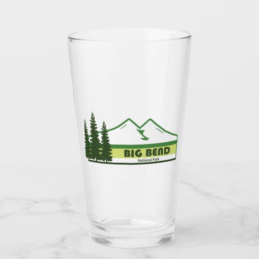 Big Bend Nationalpark Grüne Streifen Glas (Vorderseite)