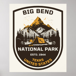 Big Bend Nationalpark im Freien und Natur Poster