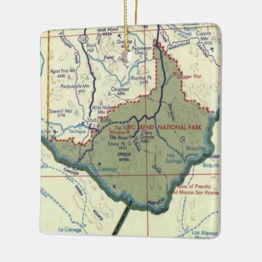 Big-Bend-Nationalpark Keramikornament (Links)