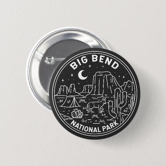 Big Bend Nationalpark Monoline Button (Vorne & Hinten)