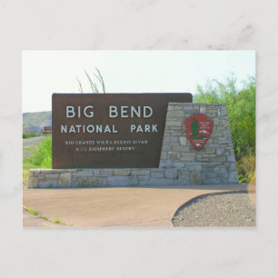 Big Bend Nationalpark Postkarte