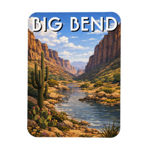 Big Bend Nationalpark Reise Magnet
