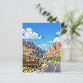 Big Bend Nationalpark Reise Postkarte (Stehend Vorderseite)