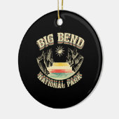 Big Bend Nationalpark Retro Keramik Ornament (Links)