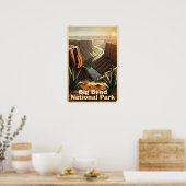 Big Bend Nationalpark Retro Poster (Küche)