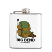 Big Bend Nationalpark - Rucksack Flachmann (Vorderseite)