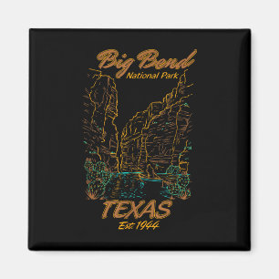 Big Bend Nationalpark Texas Camping Wandern Magnet