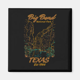 Big Bend Nationalpark Texas Camping Wandern Natur Magnet