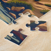 Big Bend Nationalpark Texas Desert Retro Puzzle (Seite)