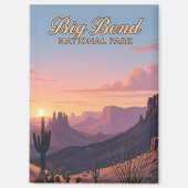 Big Bend Nationalpark Texas Magnet (Vorderseite)