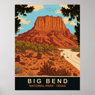 Big Bend, Nationalpark, Texas, Reisen Poster