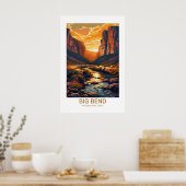 Big Bend Nationalpark Texas USA Nationalparks Poster (Küche)