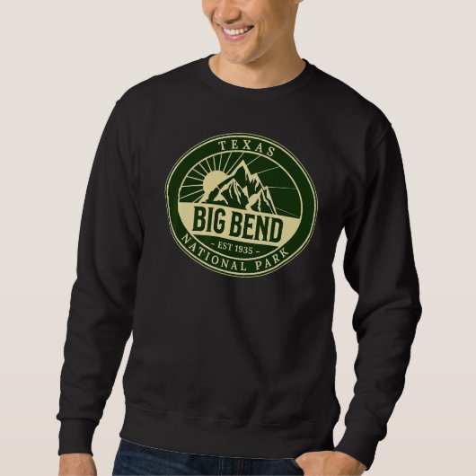 Big Bend Nationalpark Texas Wandern Sweatshirt (Vorderseite)