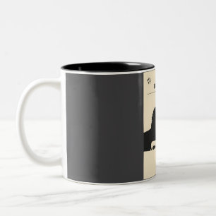 Big Bend Nationalpark Vintag Retro Travel Poster Zweifarbige Tasse