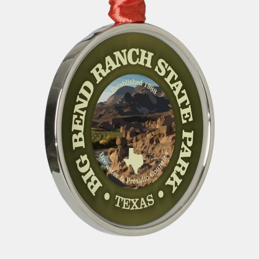 Big Bend Ranch SP Ornament Aus Metall (Rechts)