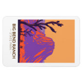 Big Bend Ranch Staat Park Texas Vintag Magnet (Horizontal)