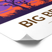 Big Bend Ranch Staat Park Texas Vintag Poster (Ecke)