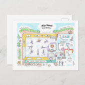 Big Bend SMALL postcard by Jzikah Postkarte (Vorne/Hinten)