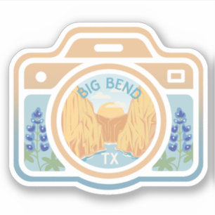 Big Bend Texas Camera Sticker