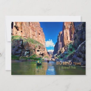 Big Bend Texas Nationalpark Mariscal Canyon Einladung
