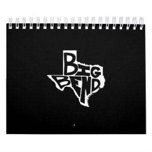 Big Bend West Texas Wandern Retro Vintage Kalender