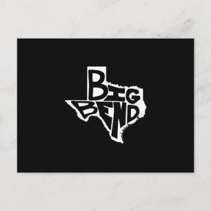 Big Bend West Texas Wandern Retro Vintage Postkarte