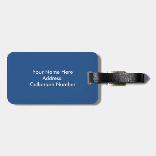 Big- BenName-und -adressen-Gepäck-Umbau Gepäckanhänger (Rückseite horizontal)