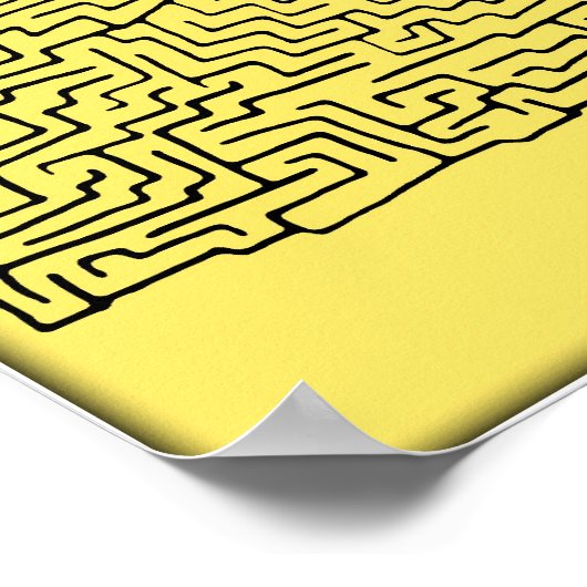 Big Bertha Maze Poster (Ecke)