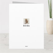 BIG Bester Trainer Happy Geburtstag Funny Owl Karte (Rückseite)