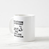 Big Biceps Importanter Funny Mug Kaffeetasse (Vorderseite Links)