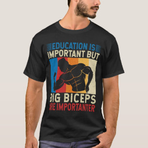 Big Biceps Muskelgymnastik-Liebhaber Spaß T-Shirt