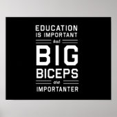 Big Biceps sind wichtig Poster (Vorne)
