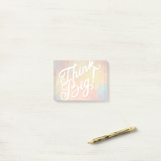 Big Big Post-it Klebezettel (Auf Schreibtisch)