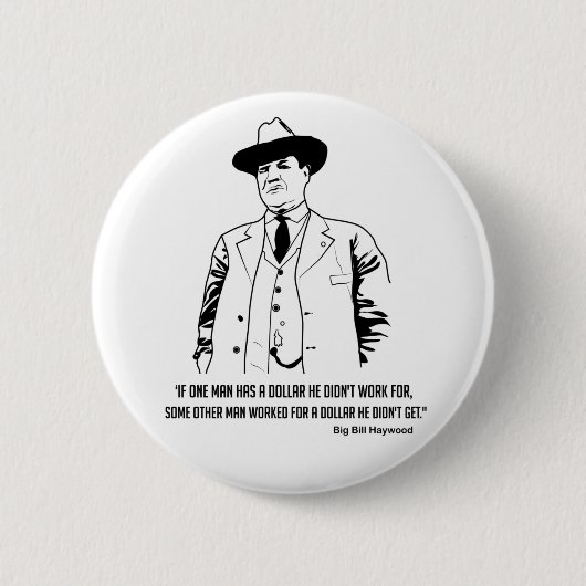 Big Bill Haywood Buttong Button (Vorderseite)