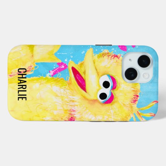 Big Bird Art Sesame Street Contest Case-Mate iPhone Hülle (Rückseite (Horizontal))