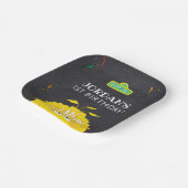 Big Bird Chalkboard Confetti Birthday Pappteller (Gewinkelt)