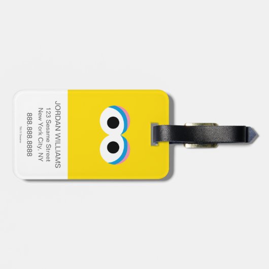 Big Bird Gepäckanhänger (Rückseite horizontal)