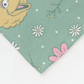 Big Bird | Good Vibes Floral Pattern Fleecedecke (Ecke)