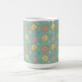 Big Bird | Good Vibes Floral Pattern Kaffeetasse (Mittel)