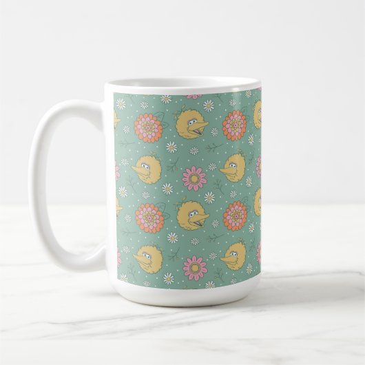 Big Bird | Good Vibes Floral Pattern Kaffeetasse (Links)