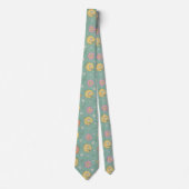 Big Bird | Good Vibes Floral Pattern Krawatte (Vorderseite)